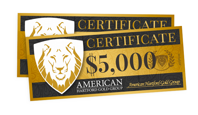 Get free silver with your qualifying order from American Hartford Gold ...